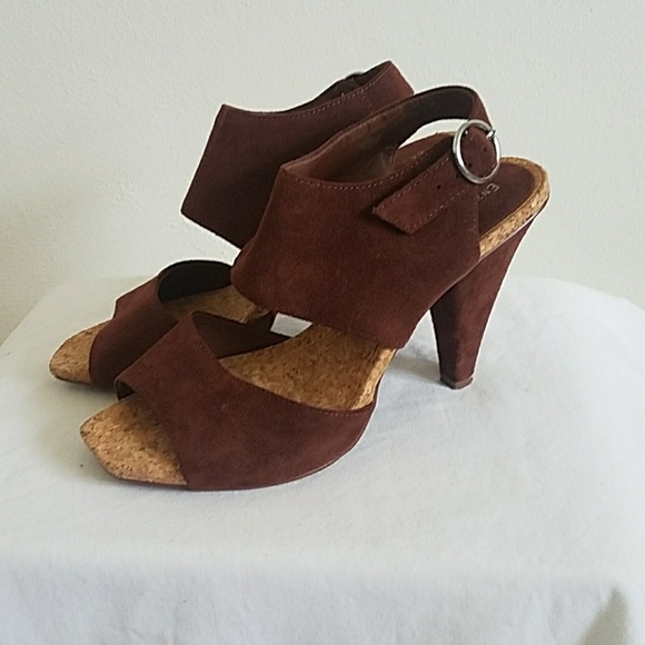 Enzo Angiolini Shoes - ENZO ANGIOLINI Janah Suede Sandals Sz 7 Worn 1x